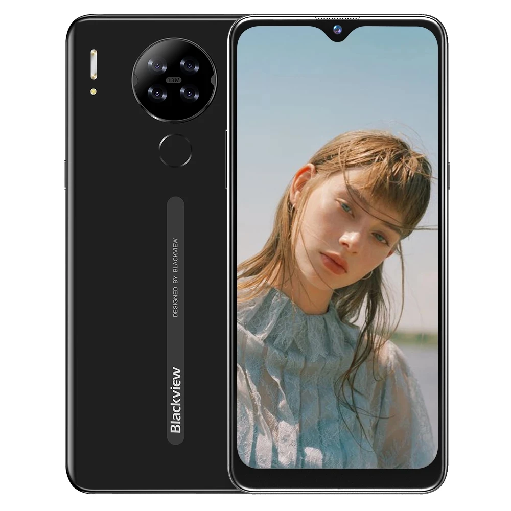 

Blackview A80s Smartphone 4GB + 64GB 6.217'' Face ID Android 10 Cellphone 13MP Quad Rear Camera 4G LTE 4200mAh Mobile Phone