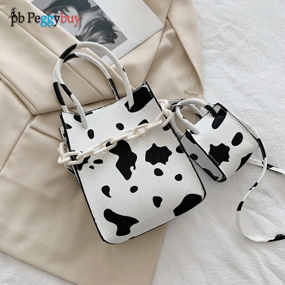 

Сумка-мессенджер Женская, тканевая, с анималистичным принтом, 2 шт., 2021