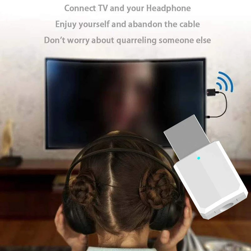 Портативный мини 2в1 Bluetooth 5 0 передатчик приемник 3 мм Aux Usb беспроводной стерео