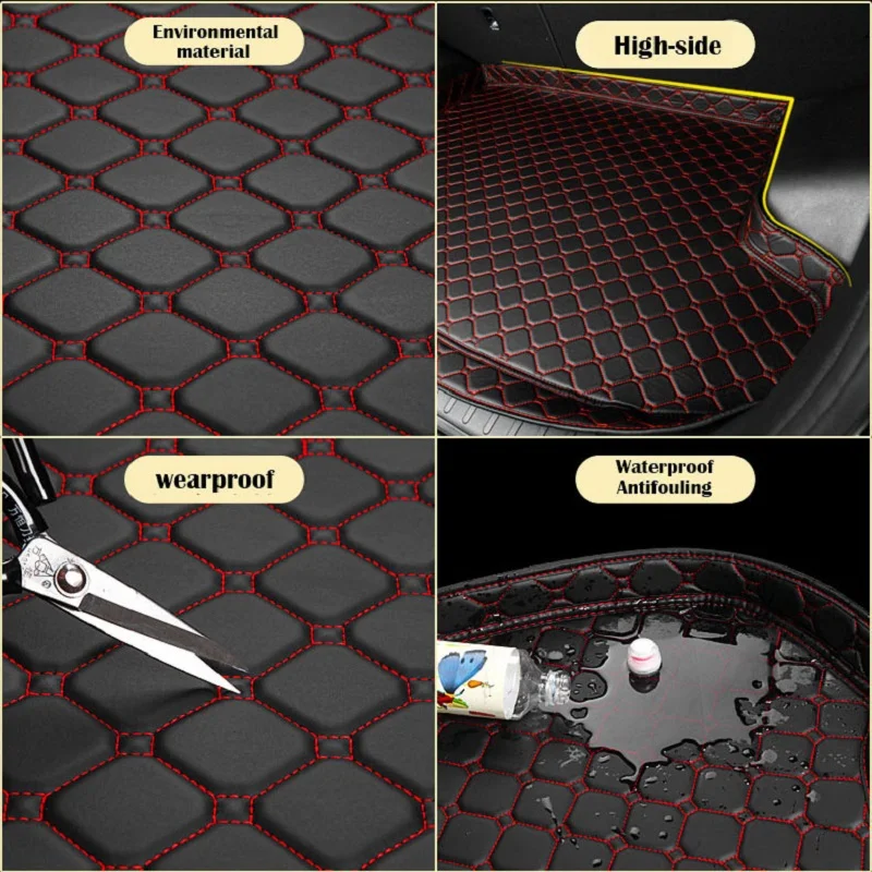 

Custom Car Trunk Mat for Grand Cherokee Wk2 Subaru Xv Lampwork Z52 Almera G15 Porsche Cayenne Accessories Cargo Liner Carpet