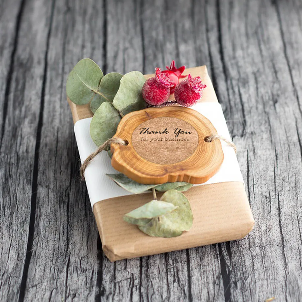 500 шт Круглый Спасибо за ваши деловые наклейки этикетки для печати спасибо стикер