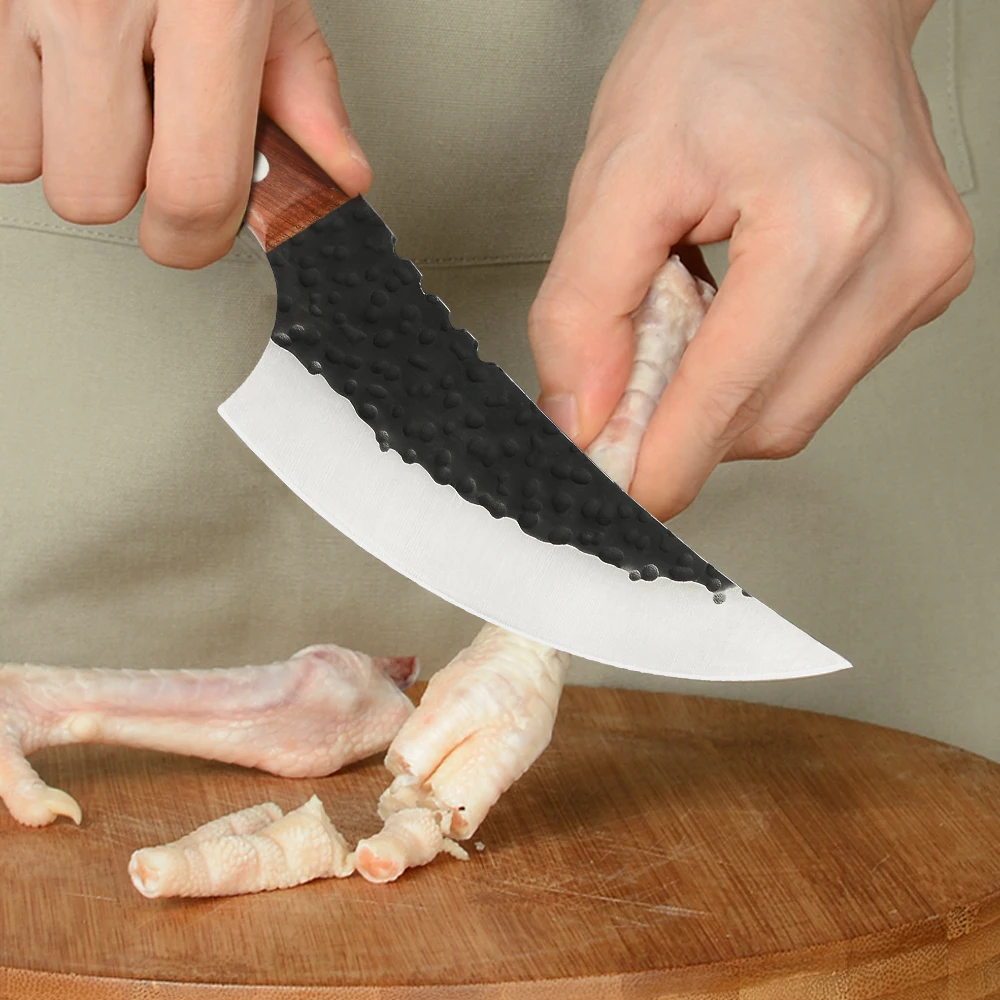 XYj 4cr13 Stainless Steel 5.5'' 6.5'' Kitchen Boning Knife Chef Tool Butcher Meat Cleaver Deboning Outdoor Survive Cutlery | Дом