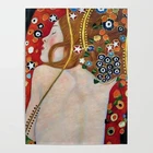 Настенный художественный постер с HD-печатью Густава Климта, Картина на холсте, модульные женские картины с морскими змеями, украшение для дома, рамка для спальни