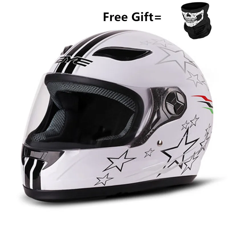 

BYE Motorcycle Helmet Men Full Face Helmet Breathable Comfort ABS Material Riding Motorbike Helmet Moto Helmet Motorcycle