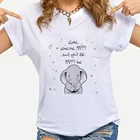 Женские графические модные повседневные милые винтажные дамские футболки со слоном Дамбо сделайте кого-то счастливым, и вы будете тоже счастливы, топы унисекс с принтом