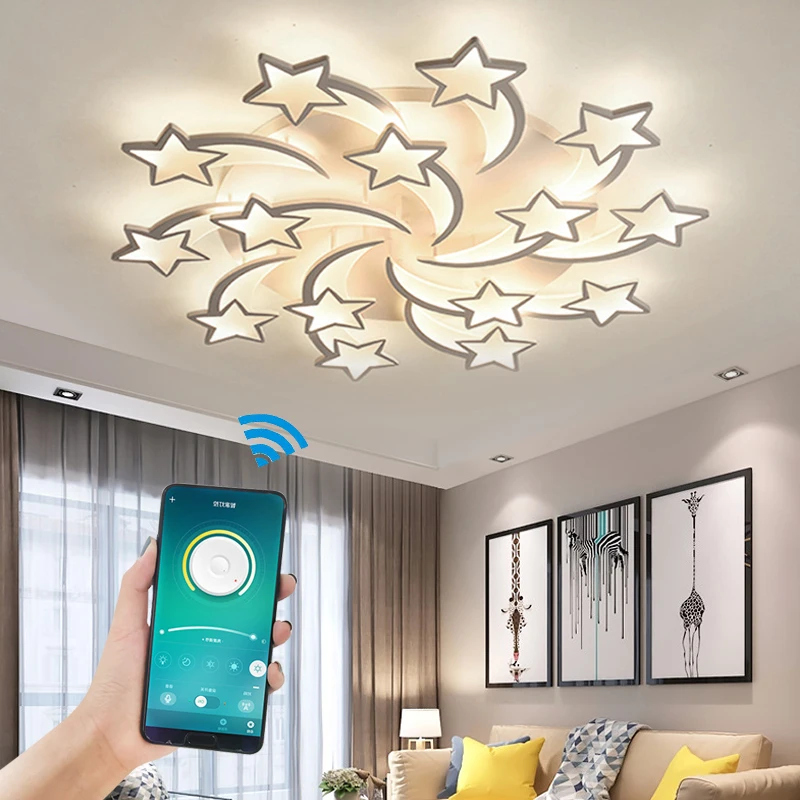 

люстра потолочная Ceiling chandeliers Lighting With Remote Control For Living Room Bedroom kitchen Indoor Children Lustre