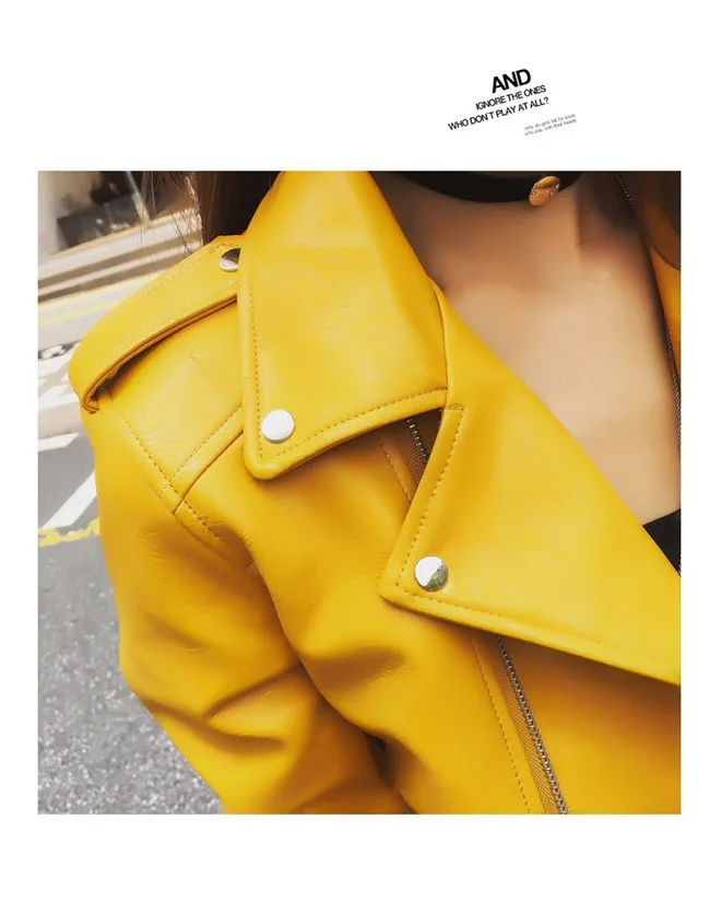 

Faux Leather Jackets Women 2019 Casual Slim Short Ladies Outerwear Zipper Rivets Pu Leather Jacket Sashes Basic Motorbiker Coat