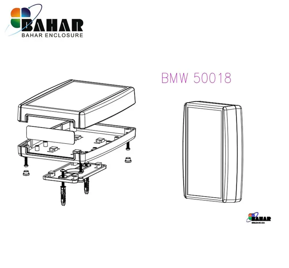 Пластиковый Чехол для электроники чехол настенного монтажа сделай сам