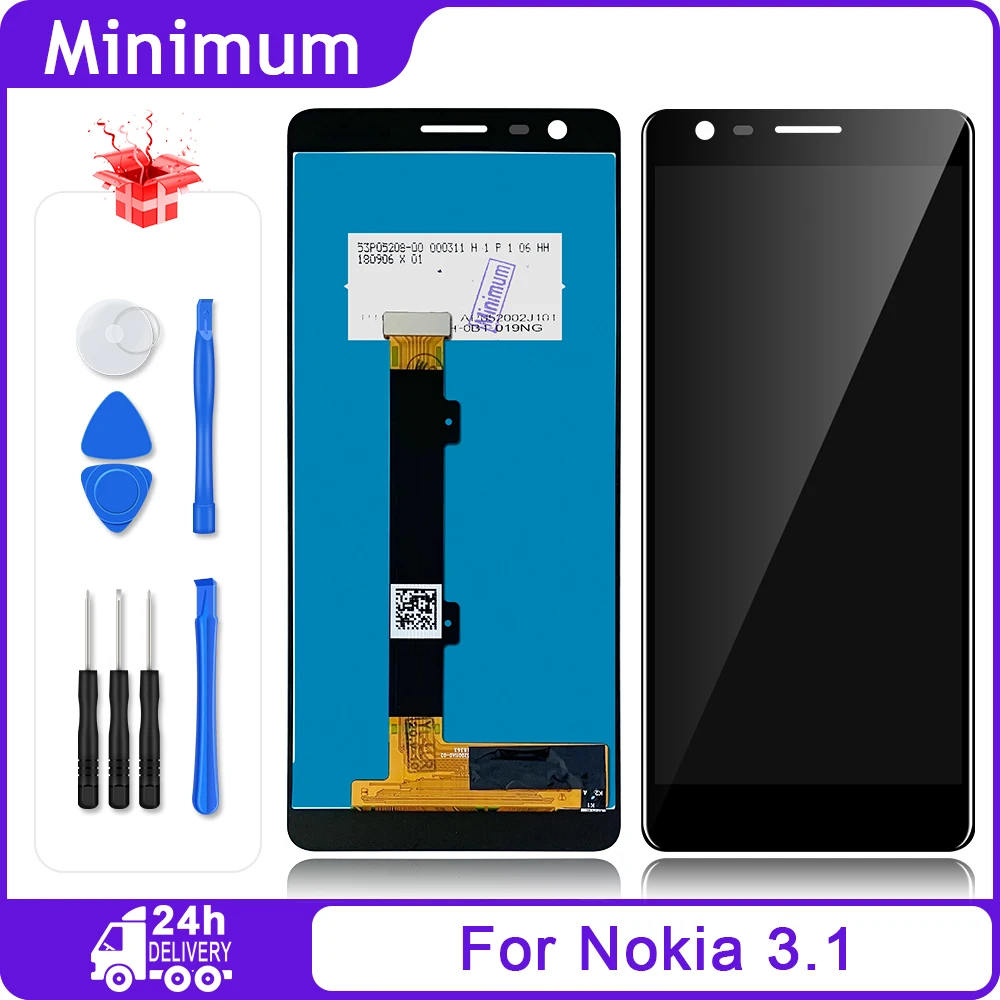 ЖК дисплей 5 2 дюйма для Nokia 3 1 N3.1 дигитайзер сенсорного экрана в сборе TA 1049 1057 1063