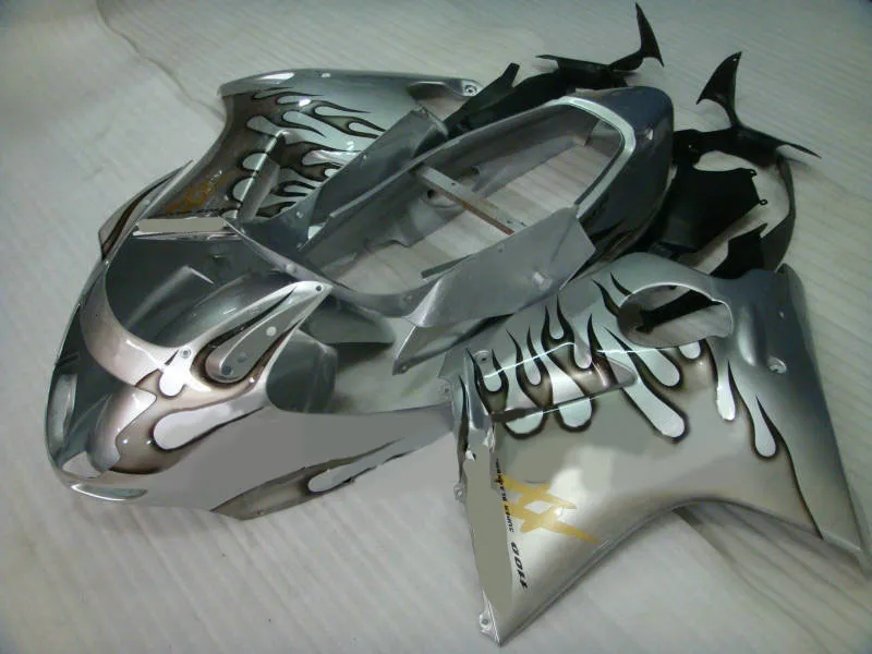 Комплект обтекателей для мотоцикла CBR1100XX 97 98 99 00 02 03 CBR1100 XX 1997 2003 ABS Серебряный