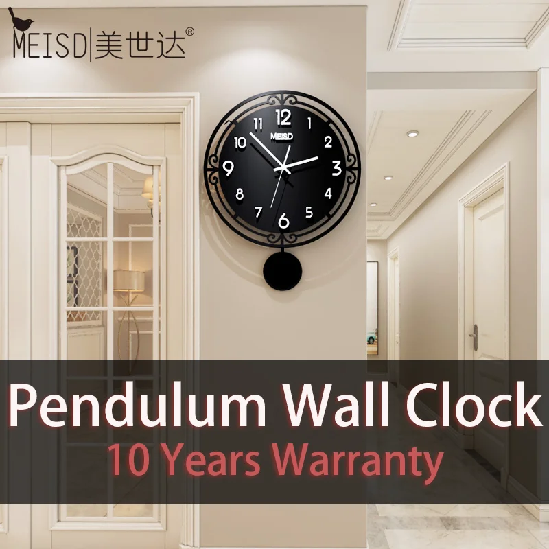 MEISD качественные маятниковые настенные часы акриловые современный дизайн