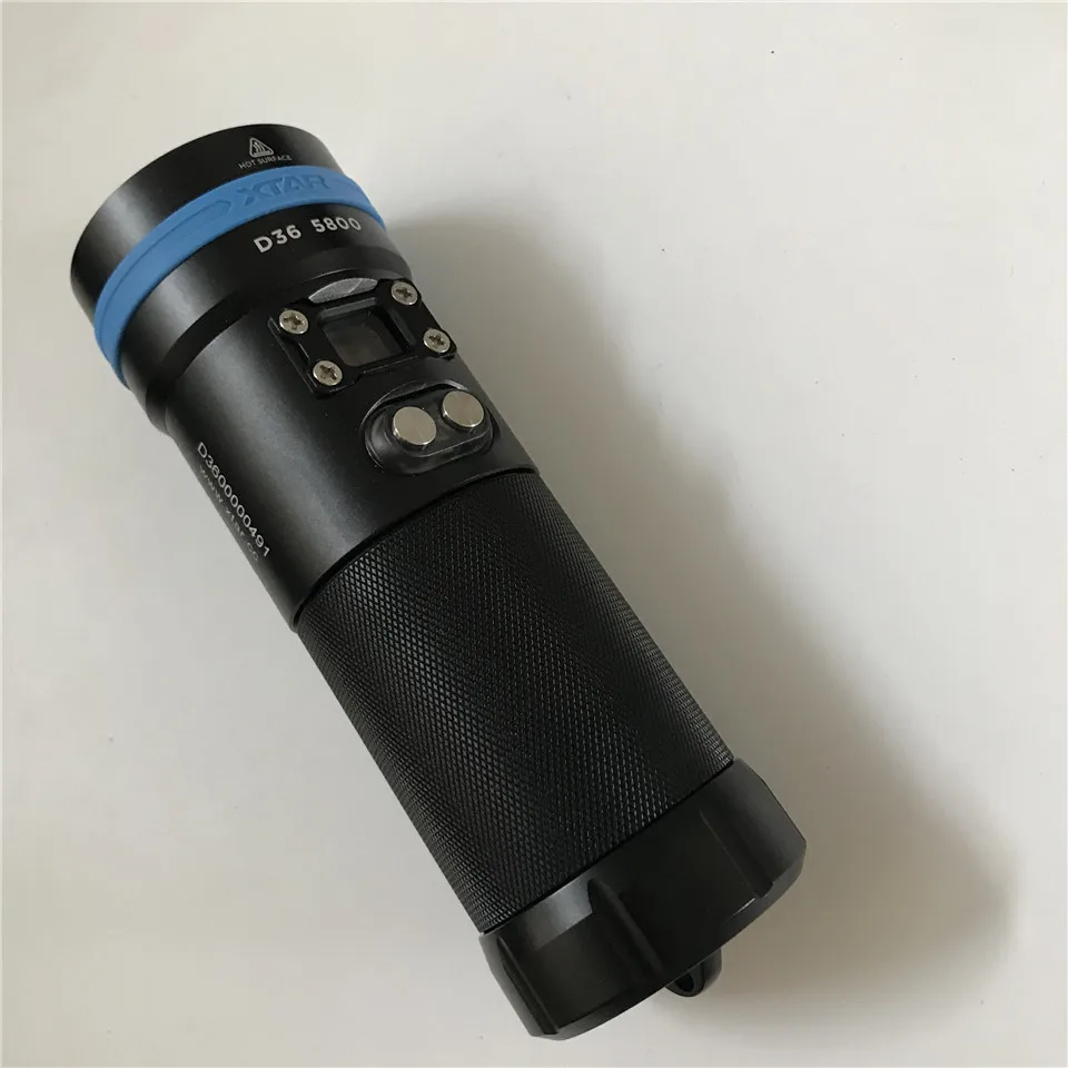 Xtar D36 5800lm Cree XHP70 Ультра мощный перезаряжаемый фонарь для дайвинга O светодиодный дисплей XHP35 светодиодный фонарь для подводного плавания с батареей 18650