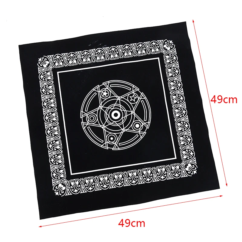 Бархатная скатерть Таро алтарь Wicca Pentacle Sun вышивка настольная игра 49 см x | Спорт и