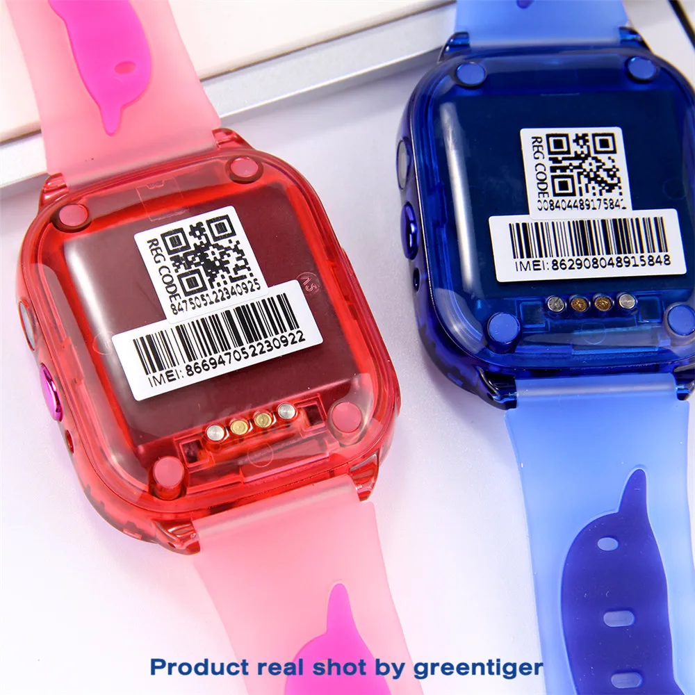 Смарт-часы Greentiger gps+ LBS SOS, Детские Водонепроницаемые Смарт-часы с sim-картой, детская камера, будильник, Детские Безопасные часы