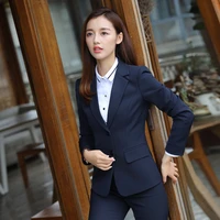 2019 new women office lady pant suits of high quality ol blazer suit jackets trouser two pieces set suit large size s 5xl