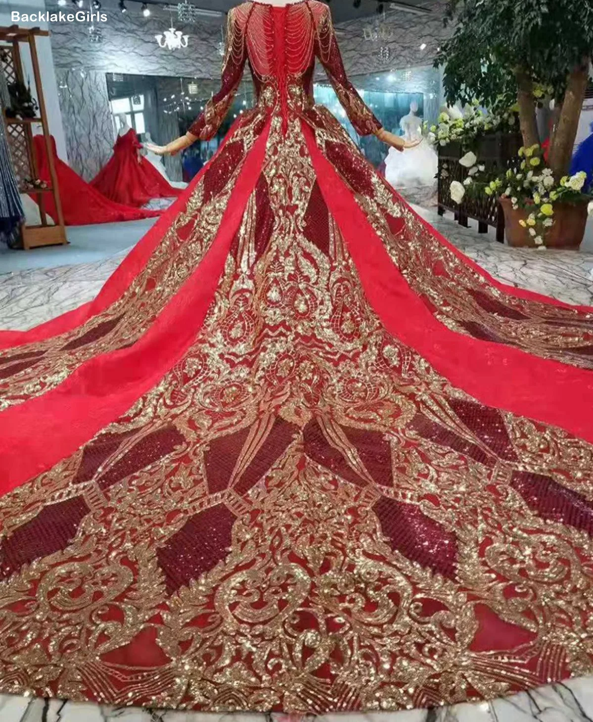 Новое винтажное свадебное платье из Саудовской Аравии Burgurday роскошное Золотое