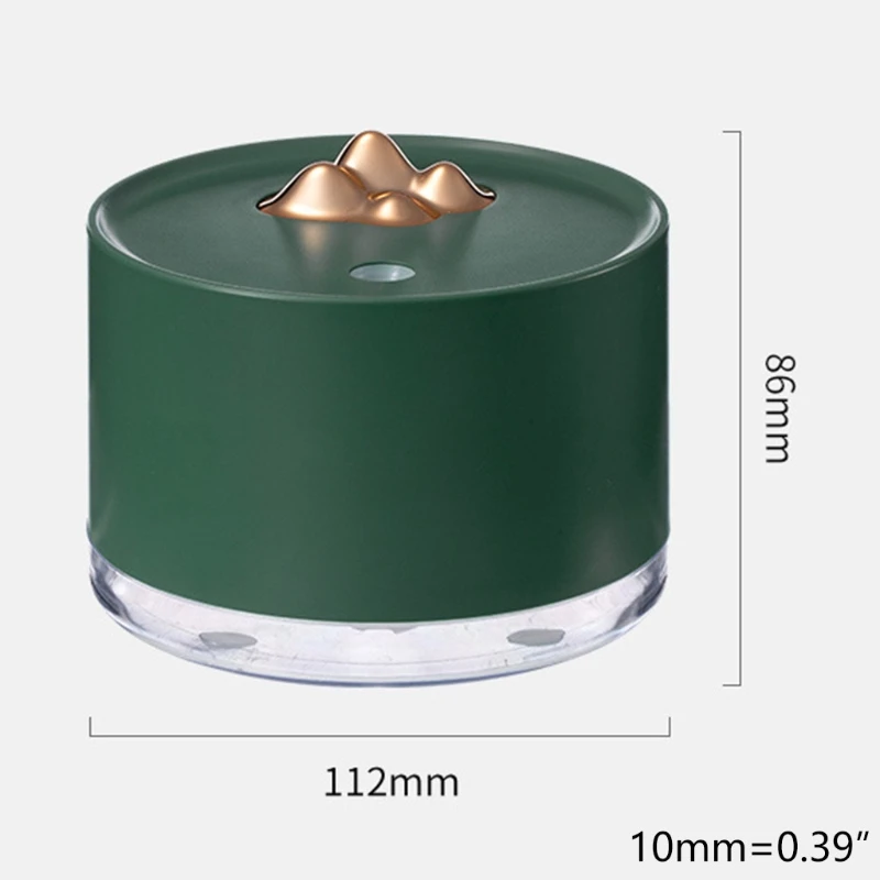

Mountain Range Large Capacity Portable Desktop Air Humidifier USB Mist Maker