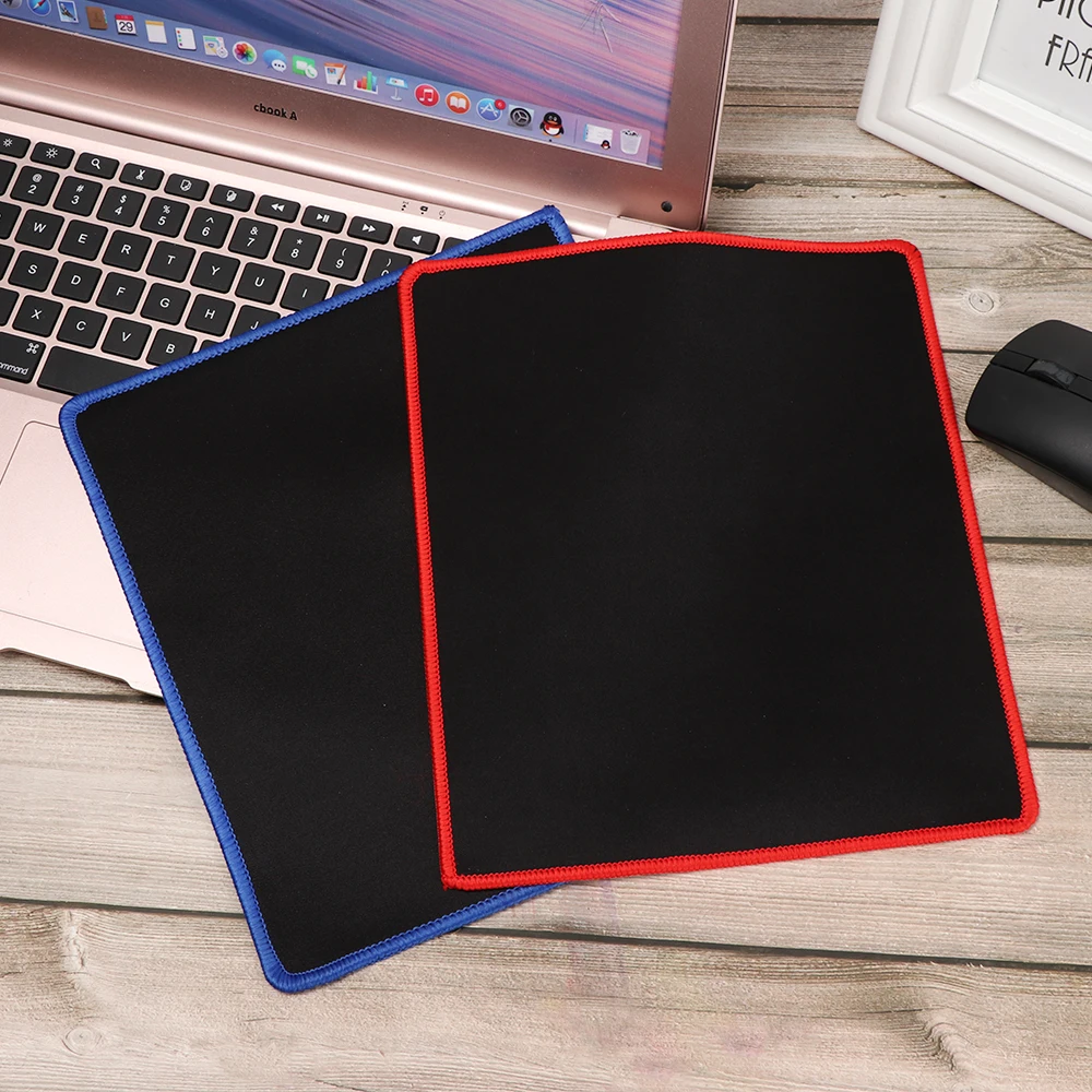 Коврик для мыши синий красный замок резиновый край скорость игровой коврик ПК и