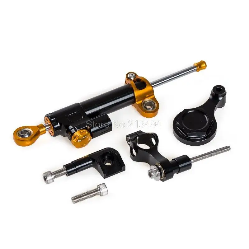 

Motorcycle Steering Damper Stabilizer with Mounting Bracket Kit For For Yamaha YZF-R6 YZF R6 R1 2006 - 2015 Aluminum Accessories