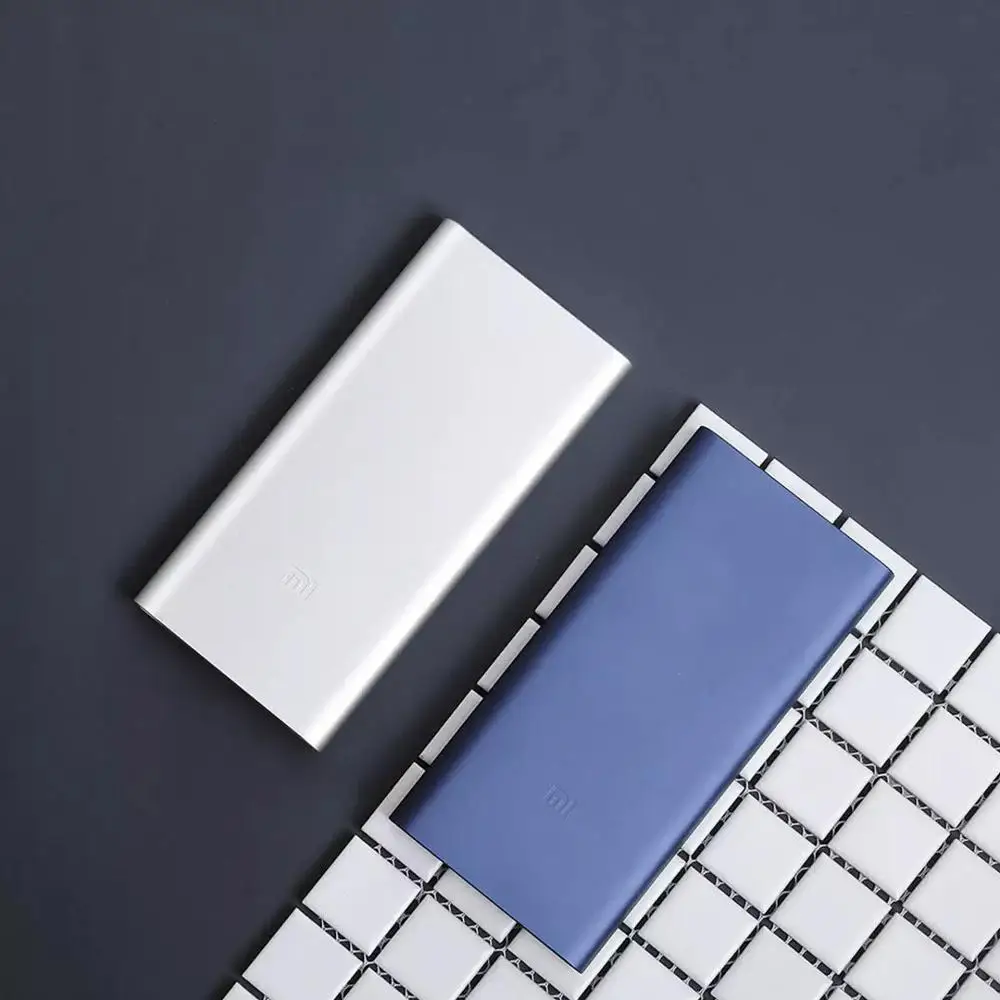 Внешний аккумулятор Xiaomi Mi Power Bank 2 10000 мАч 15 Вт быстрая зарядка внешний PLM09ZM с