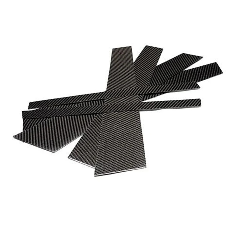 6 шт. 100% углеродное волокно средние колонны столб крышка отделка для BMW 3 серии F30