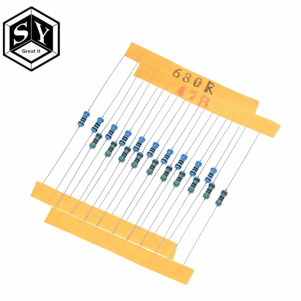 Набор металлопленочных резисторов Great IT 1 упаковка 300 шт. 10 м ом сопротивление 1/4 Вт