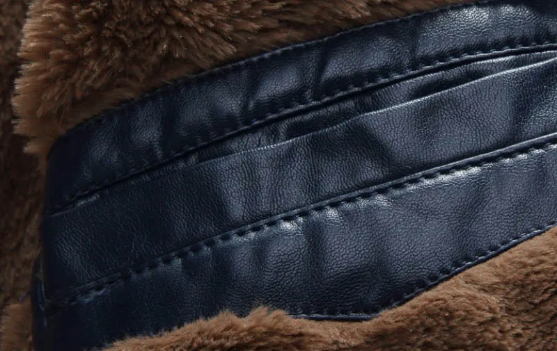 Новинка размера плюс 9XL Флисовая теплая куртка из искусственной кожи мужские пальто брендовые Дизайнерские мужские Куртки из искусственной кожи парки Зимняя уличная одежда