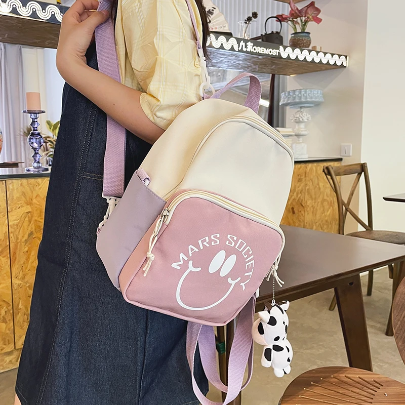 

High Quality Nylon Women Rucksack Female Lovely Travel Double Shoulder Bagpack School Bag for Teenager Girls Mochila 3 Style