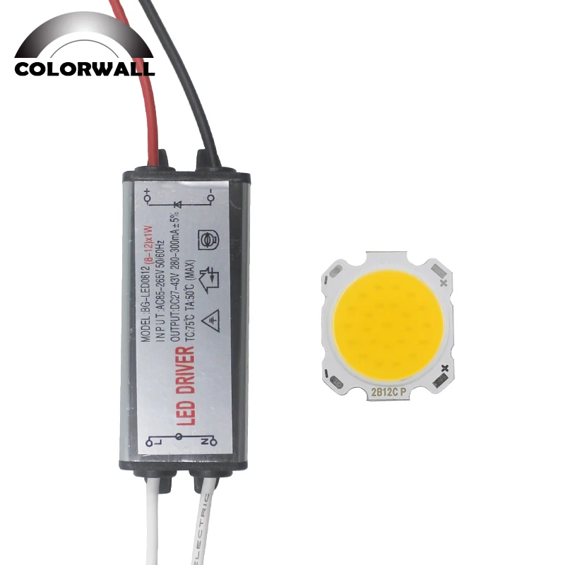 3 12 Вт LED COB лампа с шариками Холодный/теплый белый водонепроницаемый привод AC85 265V