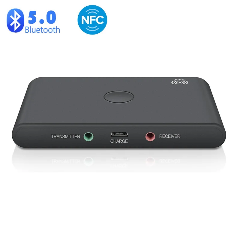 TX6 Bluetooth BT 5 0 аудио 3 мм приемо передатчик адаптер 2 в 1 Поддержка NFC подходит для PC