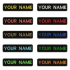 10x2,5 см, вышивка под заказ, значок в виде строчек