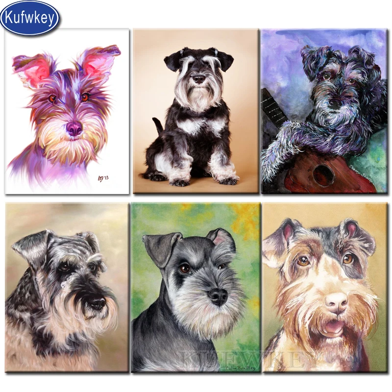 Алмазная мозаика для вышивки собак