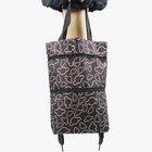 Сумка-тележка на колесах, сумка для покупок, складная сумка для покупок, маленькая тянущаяся тележка, портативный органайзер для покупок