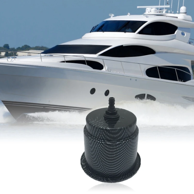 

Water Transfer Recessed Plastic Cup Drink Can Holder with Drain for Boat Car Marine Rv - Black