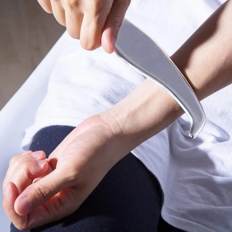 

Steel Fascial Knife Gua Sha Tool Manual Scraping Myofascial Tool Skin Tissue Massager Release Therapy Care Physic 2021 Hotsale