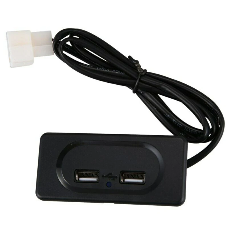 Установка Универсальный зарядный кабель DC 5V/3.1A двойной Порты USB Зарядное