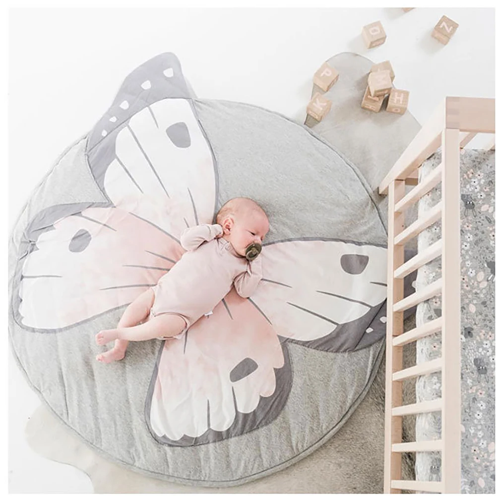 Креативный дизайнерский детский игровой коврик со слоном круглый ковер