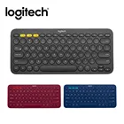 Logitech Original k380 Беспроводная Bluetooth клавиатура Android iPhone планшет универсальная тонкая мини Тихая клавиатура k380