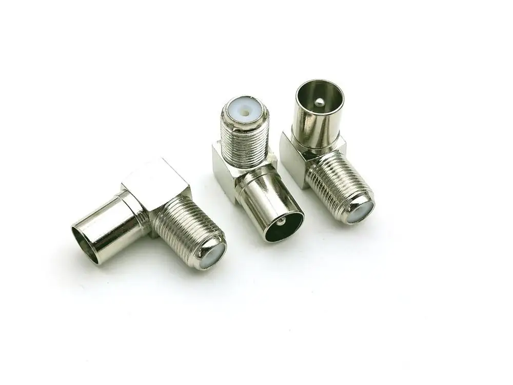 100 шт. медный F образный коаксиальный гнездовой разъем к прямоугольному