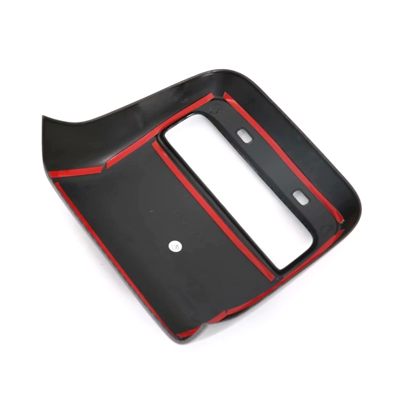 

For Tesla Model 3 Blue Star 2017-2020 Carbon Style Rear Armrest Box Air Outlet Vent Frame Sticker Cover Trim Car Styling