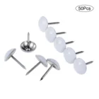 50 шт. белые металлические ногти 11*17 мм для обивки ювелирных изделий Чехол Коробка Диван Декор мебельная накладка шпилька современные гвозди аксессуары для дома
