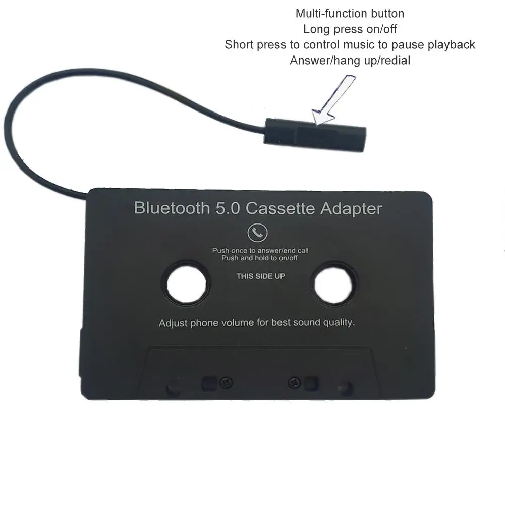 Универсальный преобразователь Bluetooth автомобильная лента MP3/SBC/стерео Bluetooth аудио кассеты для Aux адаптер смартфон Кассетный адаптер
