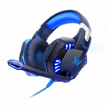 KOTION EACH Gaming Headphones With Microphone Stereo Headset Big Earphone Game wired For Computer laptop PS4 gamer