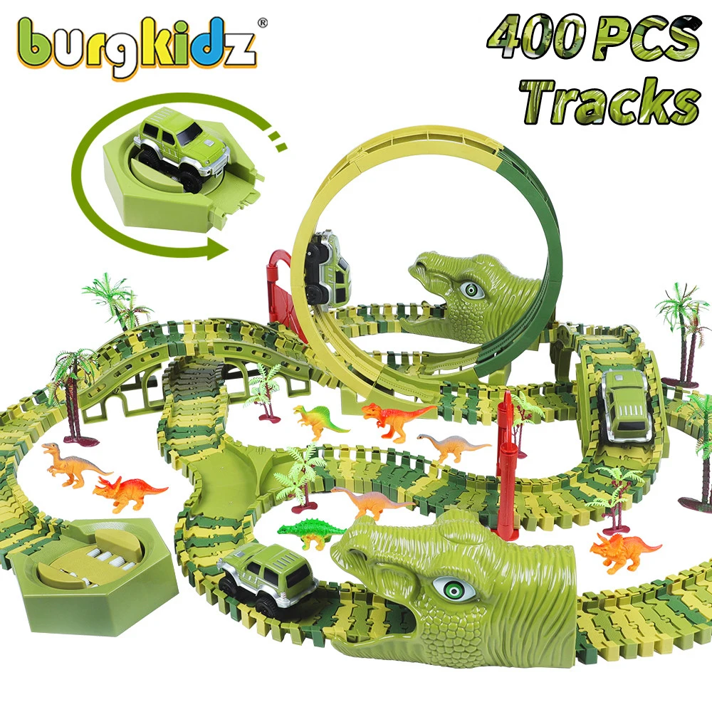 Игрушечная железная дорога BURGKIDZ набор динозавров 400 шт. | Игрушки и хобби