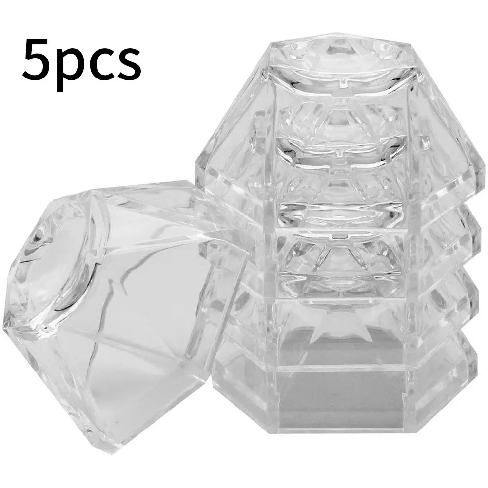 

5Pcs Acrylic 9 Inch Baseball Holder Box Display Golf Tennis Ball Hexagon Transparent Stand For Souvenir Storage Box Holder