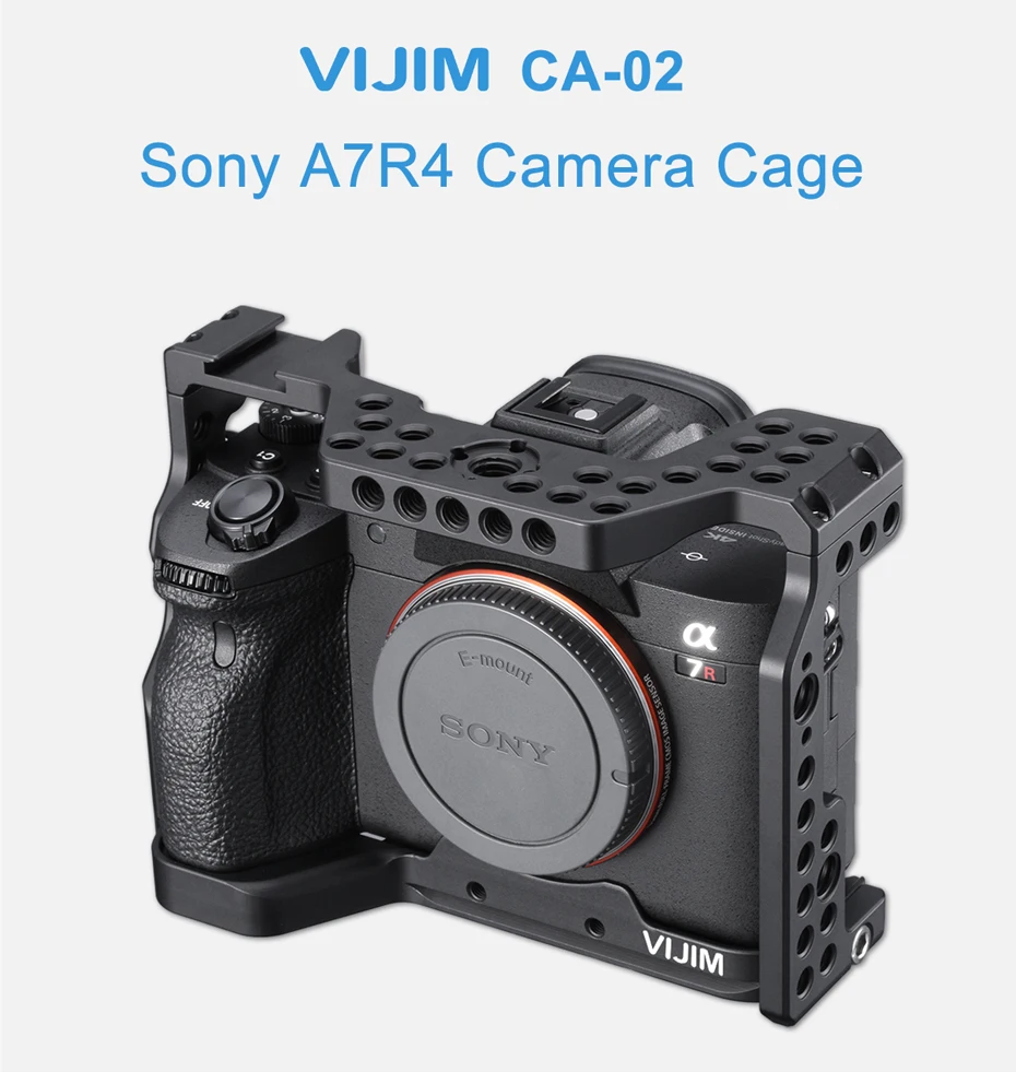 Металлическая клетка для камеры для sony A7R4 A7RIV с отверстием для позиционирования Arri