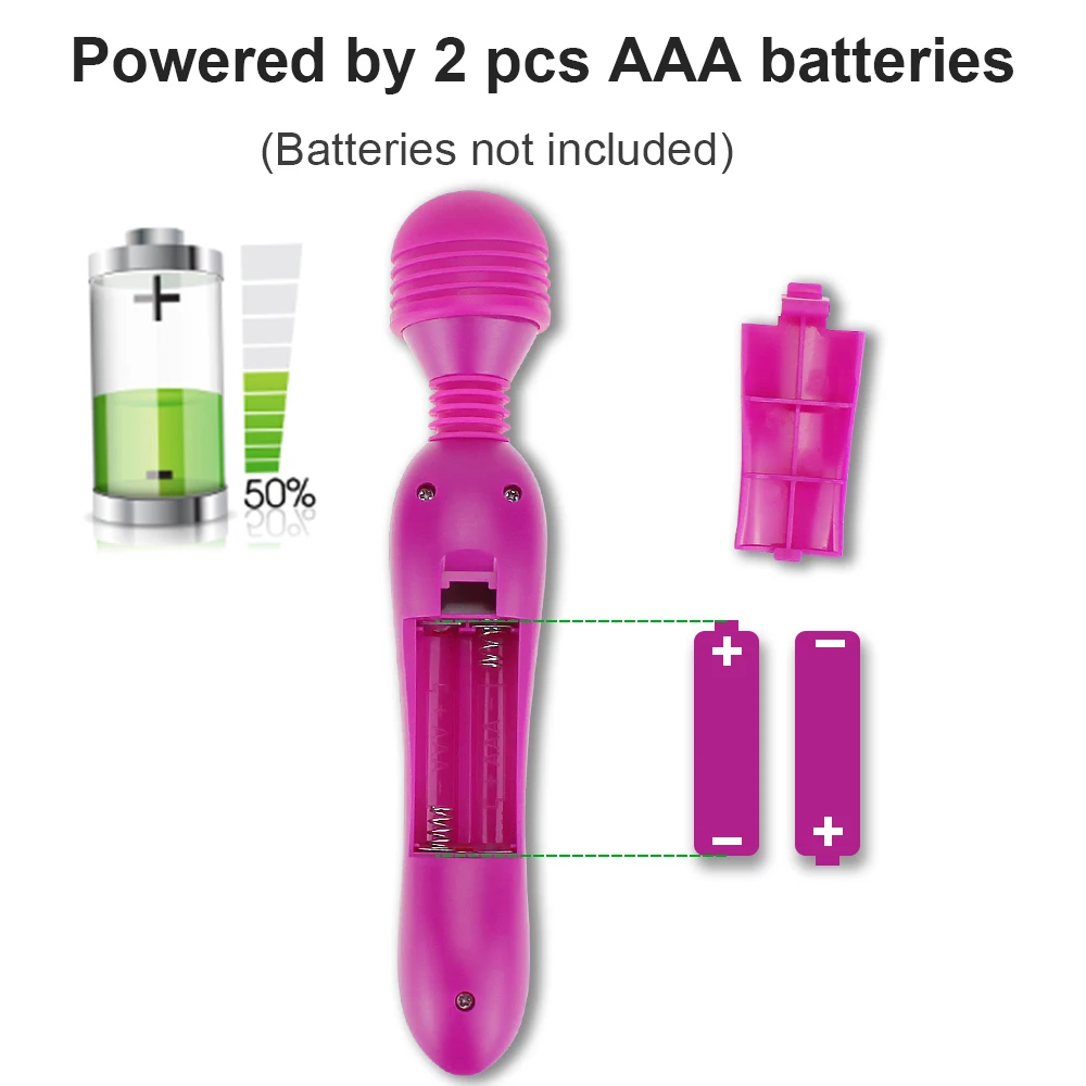 12 Скорость сильной вибрации Волшебная палочка Стимулятор клитора G spot Вибратор