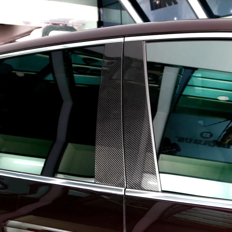 Бесплатная доставка автомобильные двери из углеродного волокна B-образные