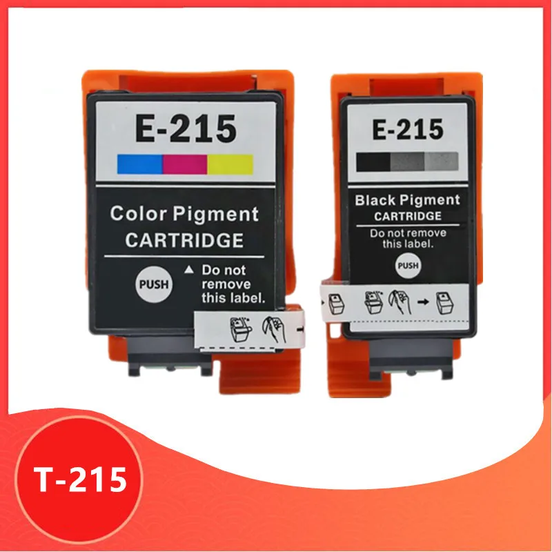 

Compatible Ink Cartridges E215 For Epson E-215 T215 BK T 215 CL For Epson Workforce WF-100 / WF100 printer