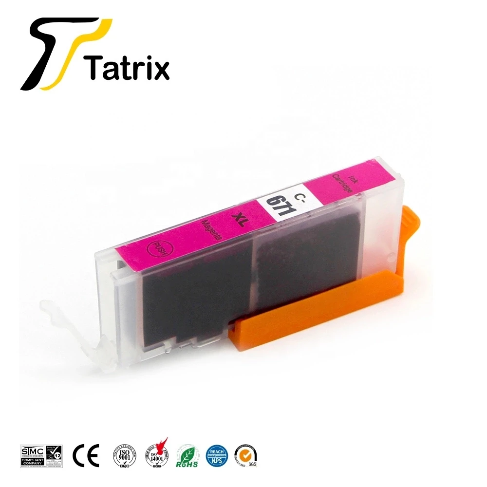 Картридж для Canon PIXMA MG7760 MG7765 MG7766 TS5060 TS6060 TS8060 TS9060 670 PGI670 PGI670XL CLI671XL | Компьютеры и офис